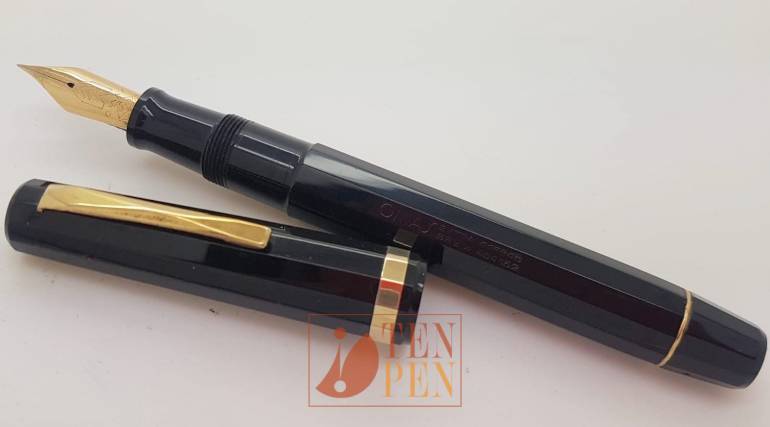 OMAS EXTRA 557F black facetted celluloid | Tenpen - By Letizia